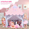 Kids Play Tents for Girls Large Pink Playhouse for Kids Indoor and Outdoor Princess Tent for Kids Toddler Tent Children Play House