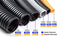 ZhiYo 100 FT 1/4” Wire Loom Split Tubing Auto Wire Conduit Flexible Cover