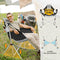 KingCamp Hammock Camping Chair Swinging Rocking Chair for Adults Lawn Beach Camp Outside Portable Folding Chair Hold Up to 300lbs with Adjustable Back Support Carrying Bag Cup Holder (Grey/Black)