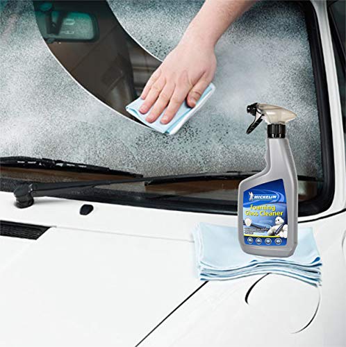 Michelin Foaming Glass Cleaner for Dirt and Insect Removal, Streak-Free, 650ml (31395)