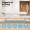 Zenses Massage Table 75cm Portable 2 Fold Aluminium Beauty Bed White