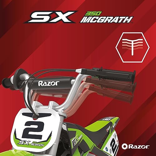 Razor SX350 mDirt Rocket - Mcgrath, Black/Green, UK Plug