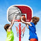 Kids Basketball Hoop Stand System Indoor Outdoor Portable Basketball Training Playing Adjustable Height 1.1m-1.6m