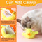 PAWCHIE Interactive Cat Toys Duck-Catnip Chew Toy,USB Rechargeable Plush Duck Toy,Realistic Duck Quack and Electric Flapping Wings Duck Toy,for Cat Chewing, Kicking and Exercise (Yellow)