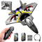 Akargol RC Plane 2.4Ghz Foam v17 Remote Control Airplanes - Helicopter Quadcopter for Adults and Kids, Spinning Drone, Gravity Sensing, Stunt Roll,Cool Light, 2 Battery, Gifts for Kids Boys