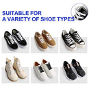 ZHENTOR Elastic No Tie Shoe Laces, Stretch Tieless Shoelaces for Adults and Kids Sneakers Shoe Strings, K05-white(2 Pairs), 2 pairs