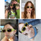 Tskestvy 4 Pieces Retro Sunglasses Vintage Sunglasses Small Square Rectangle 90s Glasses Trendy Y2K for Women Aesthetic, A, One size fits all