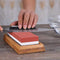 BRITOR Knife Sharpening Stone,Whetstone Sharpener Includes 4 Side Grit 400/1000 3000/8000 Whetstones, Non-Slip Bamboo Base, Angle Guide，Polishing Compound，Leather Strop, Flattening Stone