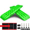 X-BULL Recovery Tracks with Bag and Mounting Pin Set 4x4 Recovery Boards Offroad 4wd Tracks 22046LBS/10000KG Stand for Automotive Accessories Tires and Wheels in The Sand Mud Snow(GEN 3.0 Green)