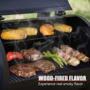 Z GRILLS ZPG-550B2 Upgrade Wood Pellet Grill & Smoker, 8 in 1 BBQ Grill Auto Temperature Control, 553 sq in Cooking Area