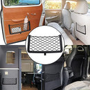 Car Campervan Storage Nets 4pcs, Elastic Mesh Van Net Pocket with Plastic Frame, Suit for Caravan Motorhome Boat Storage Solutions Accessories (Black)