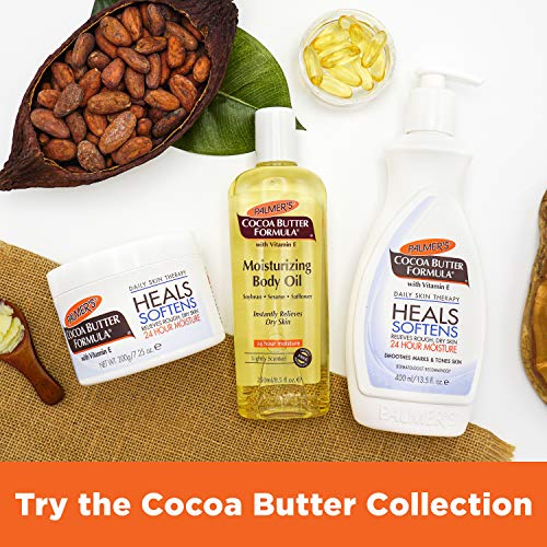 Palmer's Cocoa Butter Formula Daily Skin Therapy Solid Lotion with Vitamin E, Body Moisturizer for Extremely Dry Skin, Softens and Soothes, 7.25 Ounces (Pack of 3)