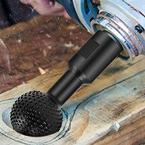 Sphere Rotary Burr, Wood Carving Power Tools Attachment, Ball Gouge Angle Grinder Attachments Power Carving Tools for Wood Carving Grinding Polishing Engraving