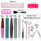 Nail Files Set, NunaLisa Professional Manicure Pedicure Set Nail Buffers Nail Files Double Sided Emery Board Grooming Kit Salon manicure kit Washable Effectively 13 in 1