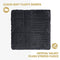 Uttermara Weighted Blanket Twin 15 Pounds for Adult, Sherpa Weighted Blanket for Sofa Bed, Ultra Cozy Warm Sherpa Soft Ribbed Striped Plush Fleece, Heavy Blanket Great for Relax, 48"x72" Dark Grey