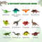 Dig Up Dinosaur Eggs， Break Open 12 Unique Dinosaur Eggs and Discover 12 Cute Dinosaurs，Funny Dinosaur Digging Toy for Archaeology Science STEM Gift (Dinosaurs Toys)