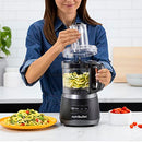 nutribullet Food Processor, Powerful 450w motor, 7 cup capacity, simplifies slicing, shredding, chopping, spiralizing, and more to make food prep a breeze, Includes 5 different stainless steel blades