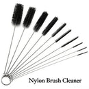 10Pcs Nylon Straw Brush Cleaner Bottle Tube Pipe Small Long Cleaning Kit 2022