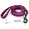 Wolfone 1.5m Pink Lightweight Training Dog/Cat Lead， Non-Slip Latex Silk Daily Dog/Cat Lead for Large Medium Small Dog/Cats