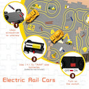 ZCOINS Construction Car Puzzle Track Race Playset for Kids, Puzzle Mat Rail Train Vehicle STEM Montessori Toys, DIY Road Builder Board Game Educational Gift Toys for 3 4 5 6 7 Year Old Boys