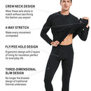 Men’s Thermal Underwear Fleece Lined Base Layer Long Johns Set Top and Bottom Winter Sports Suits