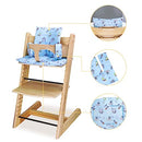 LLHQAMT for Stokke High Chair Cushion, Soft and Comfortable for Tripp Trapp High Chair Cushion, for Tripp Trapp Cushion Set Makes It Safer and More Comfortable for Baby to Sit On (Blue Space Pattern)