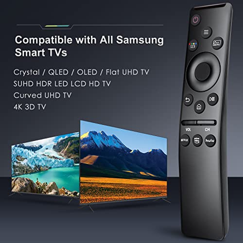 Universal Remote Control for All Samsung TV LED QLED UHD SUHD HDR LCD HDTV 4K 3D Curved Smart TVs, with Shortcut Buttons for Netflix, Prime Video, hulu