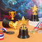 Jerify Mini Star Trophy Awards Bulk 4.7 Inch Gold Trophy Awards Plastic Trophy Cup for Kids Party Favors Soccer Football Game Winning Prize Competitions Carnival Rewards Kids Adults (24 Pcs)