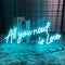 Neon All You Need is Love Sign Custom LED Wedding Party Neon Light Signs for Decoration Wall Neon Art Decor Lights for Home,Bar, Party, Christmas, Wedding Decoration So On Size- 60x26cm
