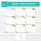 18 Month Wall Calendar Jan 2024 Until June 2025 - Greenery Wall Calendar Monthly, 2024 Wall Calendar, 2024-2025 Wall Calendar, Monthly Wall Calendar for Wall, Calander for Wall, Monthly Calendar Wall