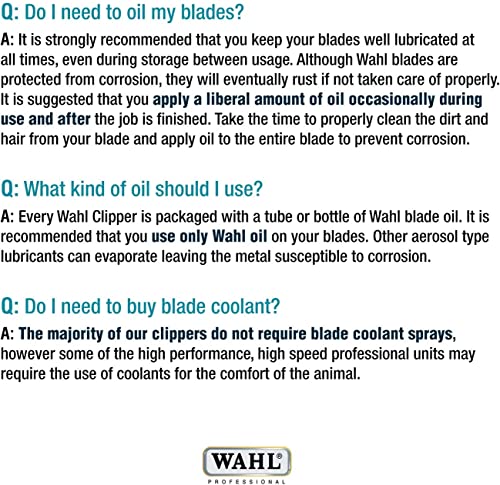 Wahl Professional Animal #10 Medium Competition Series Detachable Blade with 1/16-Inch Cut Length (#2358-100),Steel