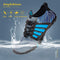 WateLves Water Shoes Mens Womens Beach Swim Shoes Quick-Dry Aqua Socks Pool Shoes for Surf Yoga Water Aerobics, B/Blue Gray, 8.5 Women/7 Men