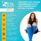 Zeta Socks Short Length Plus Size Compression Socks for Men and Women, XL (Black)