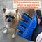 Zenify Pet Hair Remover Dog Grooming Glove Cat Brush Fur Removal Groomer Supplies for Short Haired Cats Puppy Dogs Horses Rabbits Massager Silicon Deshedding Mitt Efficient Gift (Blue 2 Pack)