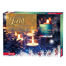 ROTH Candle Advent Calendar "Lichtblicke" 2023 Filled with Tea Lights and Book, Motif Candles Calendar for the Pre-Christmas Season