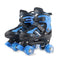 LIRENGUI Roller Skates for Boys, Girls Roller Skates for Kids Boys with All Wheels Lighting Up, Outdoors Indoors Adjustable Roller Skates for Black n Blue (Size 4-7)