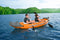 Bestway | Hydro-Force Rapid X2 Kayak| Inflatable Boat Set with Hand Pump, Paddles, Seats, Fins and Storage Bag | Two Seater