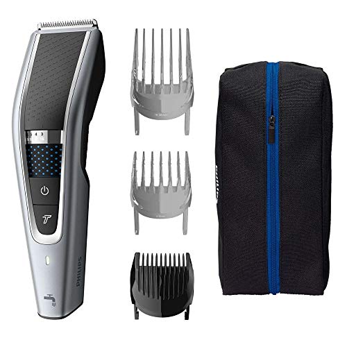 Philips Washable Hair Clipper Series 5000 With 28 Length Settings (0.5-28mm) and 90 Min Cordless Use/1hr Charge, HC5630/15