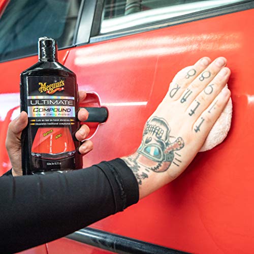 Meguiar's ULTPCKITEU Ultimate Paint Care Kit: 3 step process for the perfect paint finish. Contains: compound, car polish & car wax