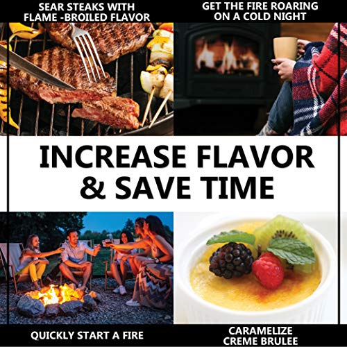 GrillBlazer Su-VGun Basic Grill & Culinary Torch - Charcoal Starter - Professional Cooking, Grilling and BBQ Tool - Handheld Blowtorch For Chefs, Men and Women Who Want the Best Tool for the Job