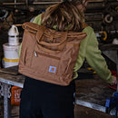 Carhartt Convertible, Durable Tote Bag with Adjustable Backpack Straps and Laptop Sleeve, Black, One Size