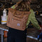 Carhartt Convertible, Durable Tote Bag with Adjustable Backpack Straps and Laptop Sleeve, Black, One Size