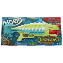 Nerf DinoSquad Armorstrike Dart Blaster, 8-Dart Rotating Drum, Drop Grip, Dart Storage, 16 Nerf Elite Darts, Anklyosaurus Dinosaur Design
