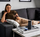 Beautiful Modern Elegant Silver 18x12 Rectangle Glossy Alligator Croc Decorative Ottoman Coffee Table Perfume Living Dining Room Kitchen Serving Tray with Handles by Home Trends for All Occassion's