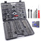 TOPEX 118-Piece Metric Tap and Die set Screw Thread Drill Repair Kit M2-M18