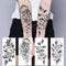 Bilizar 64 Sheets Long Lasting Flower Temporary Fake Tattoos For Women Arm Neck, Jellyfish Sunflower Moon Rose For Adults Girl, 3D Temp Realistic Snake Tatoo Stickers Serpent Peony Floral Kids