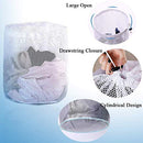 Geecol Pack of 4 Different Sizes Laundry Bags, Mesh Wash Bags with Draw String, Storage Bags, Three Layer Washing Machine Bag with Drawstring Closured Design for Underwear,Sock, Baby Toys, Baby Cloths,Travel