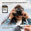 Gigastone 256GB SD Card V30 SDXC Memory Card High Speed 4K Ultra HD UHD Video Compatible with Canon Nikon Sony Pentax Kodak Olympus Panasonic Digital Camera