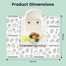 Disposable Splat Mat for Under High Chair - Tameler 30 Pack 35'' x 43'' High Chair Floor Mats for Babies, Waterproof Splash Mats, Disposable Placemats for Home & Restaurant, Baby Led Weaning Supplies