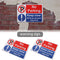 2Pcs No Parking Warning Signs Keep Clear Warning Signs 24 Hour Access Required Warning Signs PVC Safety Signs Waterproof Security Signs for Access Roads Park